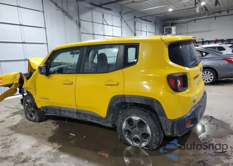 2016 Jeep Renegade Sport from USA, damaged, VIN ZACCJBATXGPC78956